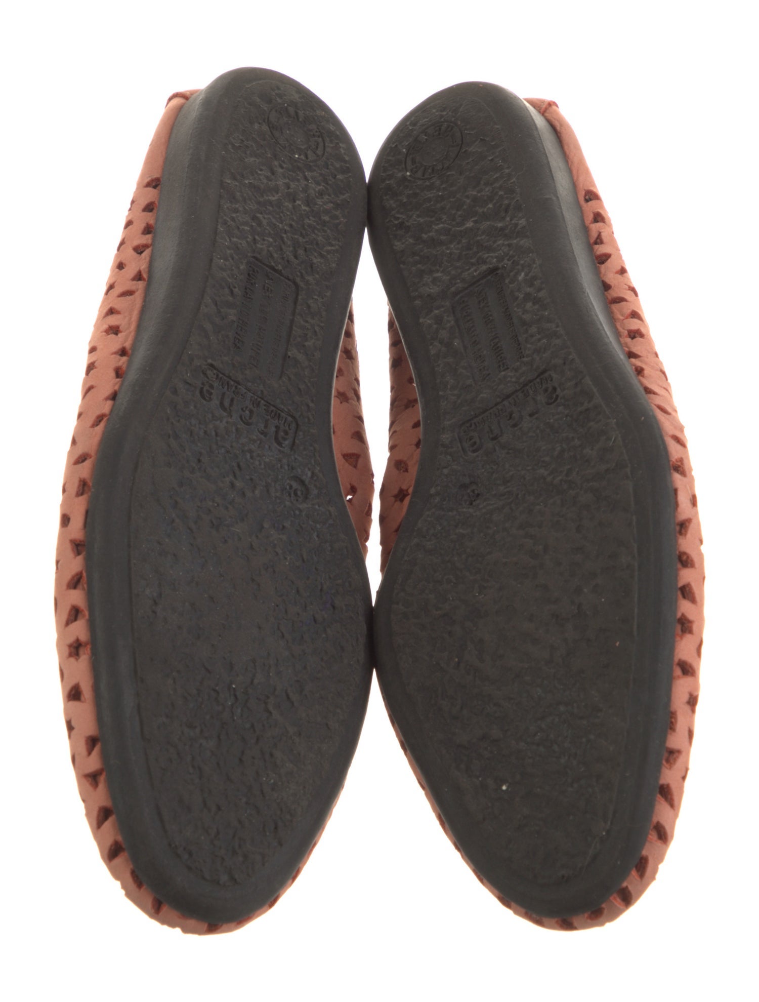 Arche Leather Lasercut Accents Ballet Flats